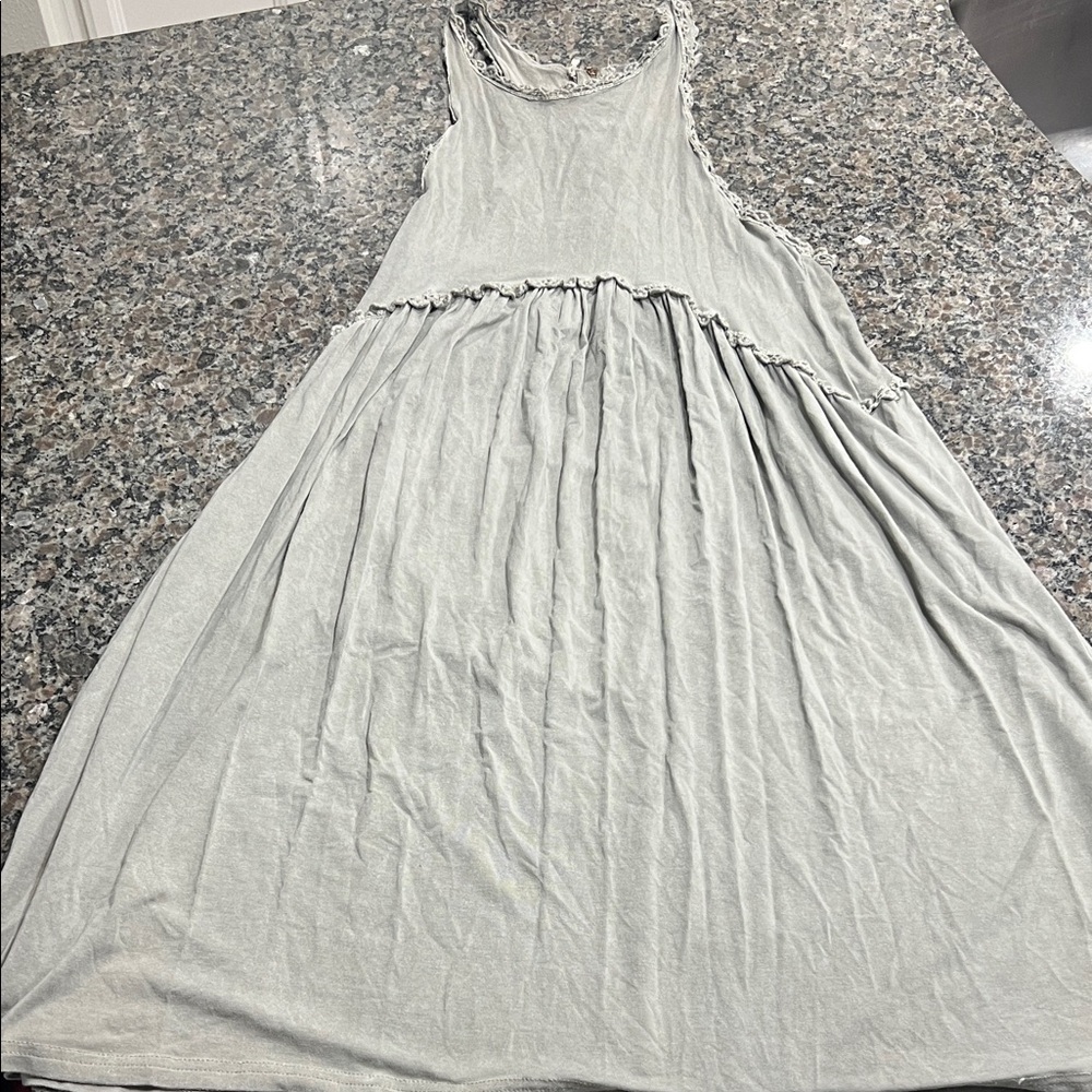 POL Asymmetrical Gray Dress